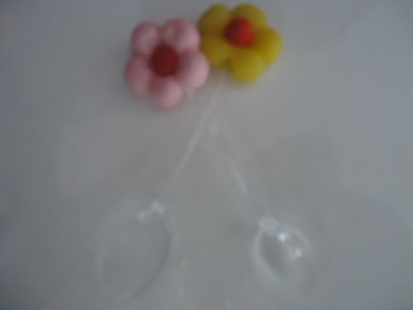 kit 50 caixinha acrilica flor