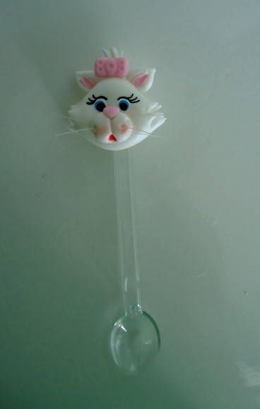 Kit 50 colher de brigadeiro  da gatinha marie